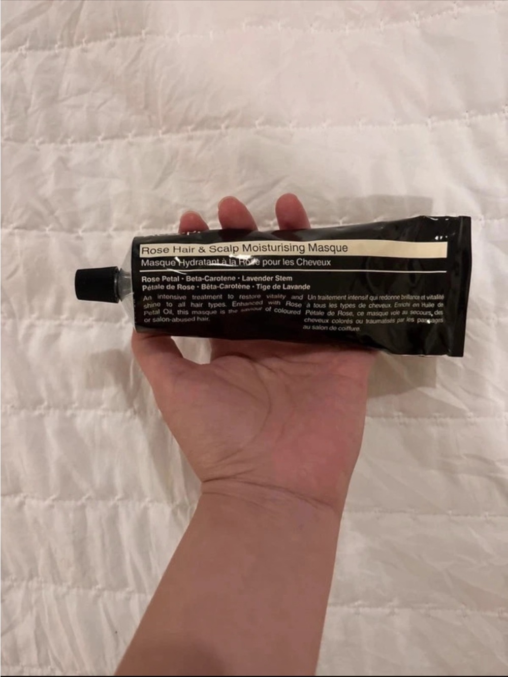 Aesop Rose Hair & Scalp Moisturising Masque - Black Tube